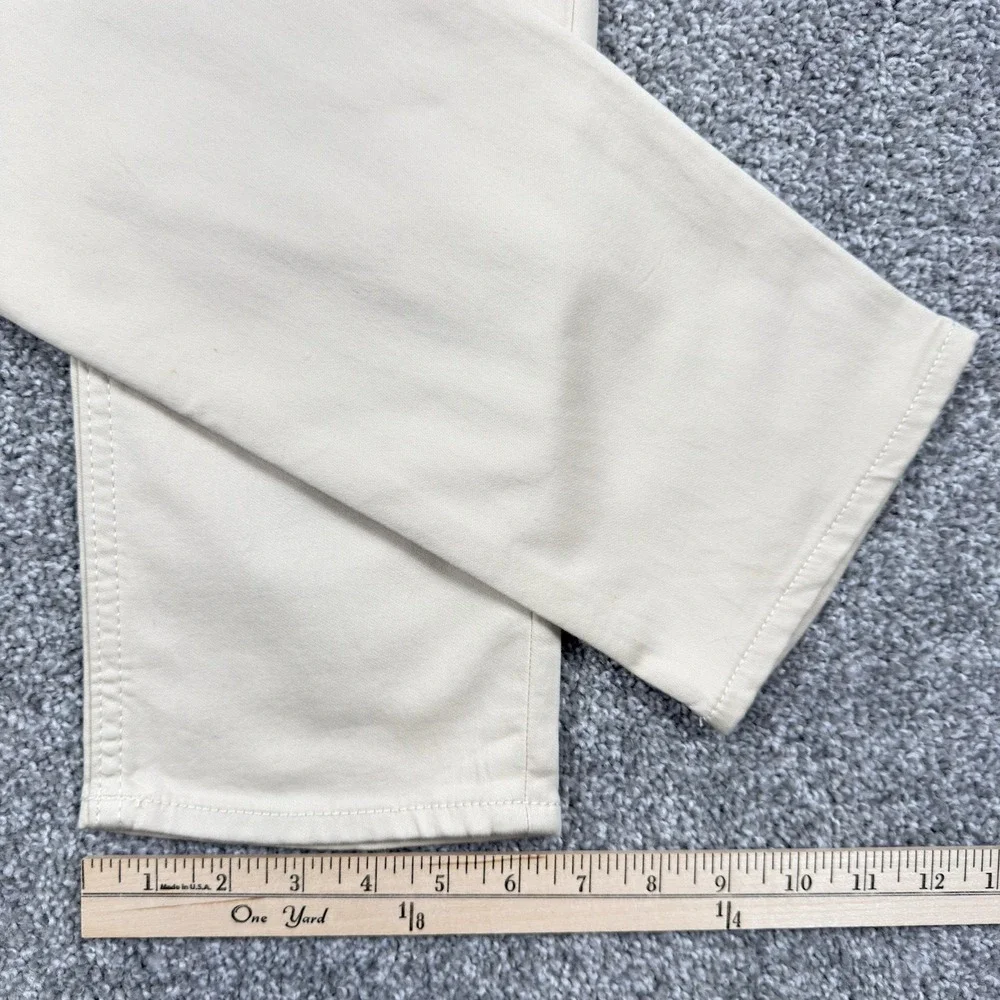 Banana Republic Travel Jeans Mens 31x30 Slim Fit Cream Stretch Pants NWT